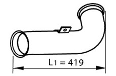 Výfuková trubka DINEX 22156