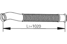 Výfuková trubka DINEX 22188
