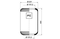 Mech, pneumatické odpružení PE Automotive 084.133-70A