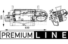 Výměník tepla, vnitřní vytápění MAHLE AH 172 000P