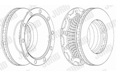 Brzdový kotouč JURID 569145J
