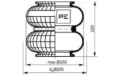Mech, pneumatické odpružení PE Automotive 084.205-71A