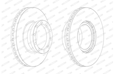 Brzdový kotouč FERODO FCR146A