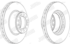 Brzdový kotouč JURID 569001J