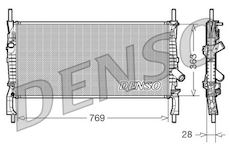 Chladič, chlazení motoru DENSO DRM10106