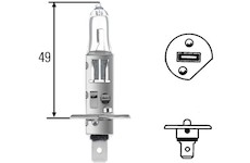 Žárovka, hlavní světlomet HELLA 8GH 002 089-153