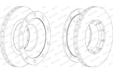 Brzdový kotouč FERODO FCR172A