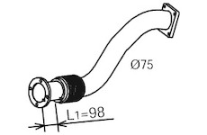Výfuková trubka DINEX 29151