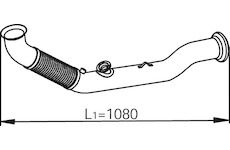 Výfuková trubka DINEX 66148