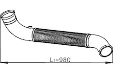 Výfuková trubka DINEX 68520