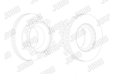 Brzdový kotouč JURID 569020J