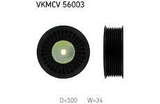 Vratná/vodicí kladka, klínový žebrový řemen SKF VKMCV 56003