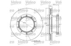 Brzdový kotouč VALEO 187051