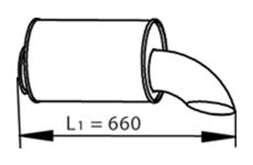 Zadní tlumič výfuku DINEX 81722