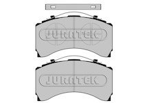 Sada brzdových destiček, kotoučová brzda JURATEK JCP1005