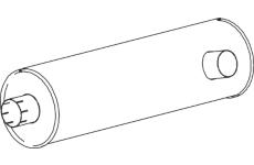 Střední-/zadní tlumič výfuku DINEX 64452