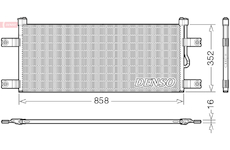 Kondenzátor, klimatizace DENSO DCN99069