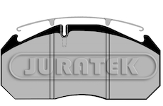 Sada brzdových destiček, kotoučová brzda JURATEK JCP760