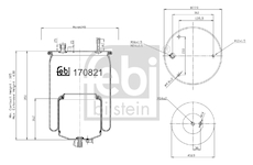 Mech, pneumatické odpružení FEBI BILSTEIN 170821