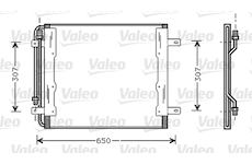 Kondenzátor, klimatizace VALEO 818035