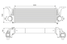 Chladič turba VALEO 818315