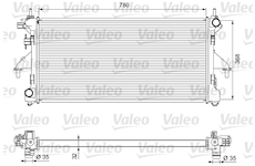 Chladič, chlazení motoru VALEO 701727