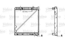 Chladič, chlazení motoru VALEO 733418