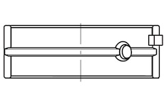 Hlavní ložiska klikového hřídele MAHLE 209 HL 21551 000