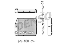 Výměník tepla, vnitřní vytápění DENSO DRR09035