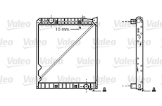 Chladič, chlazení motoru VALEO 733419