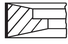 Sada pístních kroužků MAHLE 001 RS 11118 0N0