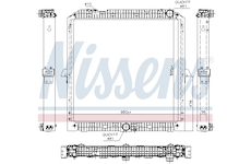 Chladič, chlazení motoru NISSENS 67192
