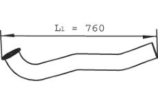 Výfuková trubka DINEX 21251