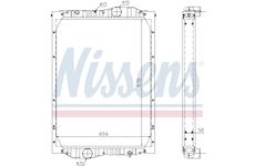 Chladič, chlazení motoru NISSENS 69603A