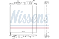 Chladič, chlazení motoru NISSENS 69602A