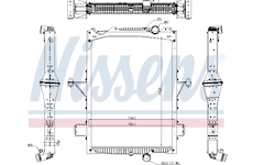 Chladič, chlazení motoru NISSENS 65624