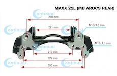 Držák brzdového třmenu (kopyto) WABCO repas CT17920