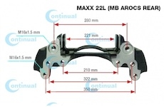 Držák brzdového třmenu (kopyto) WABCO repas CT17921