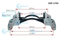 Držák brzdového třmenu (kopyto) WABCO repas CT17927