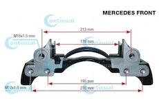 Držák brzdového třmenu (kopyto) WABCO repas CT17929