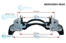 Držák brzdového třmenu (kopyto) WABCO repas CT17930