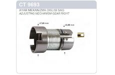 Sada opravárenská třmenu MERITOR ELSA 1 radial pravý 40,85/47,85mm TAT